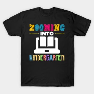 Zooming Into Kindergarten Back to School Virtual 2020 T-Shirt